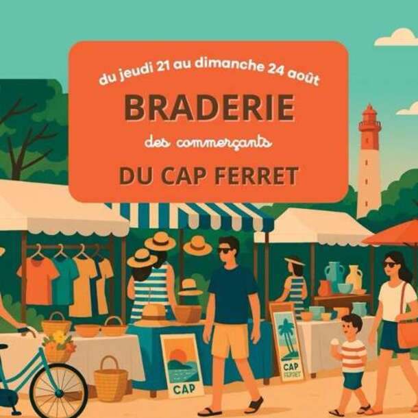 Braderie des commerçants - Cap Ferret